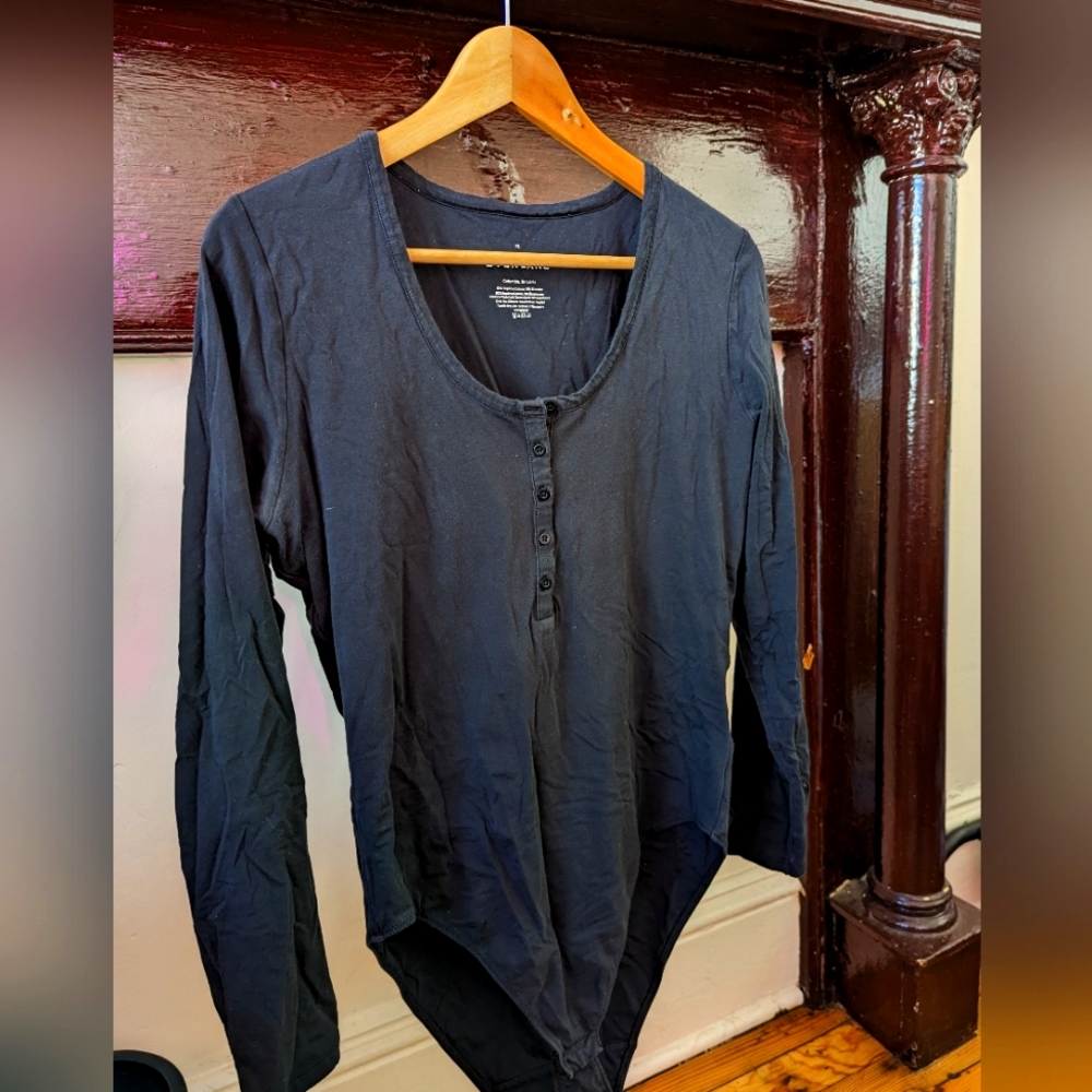 Black XL Everlane Bodysuit